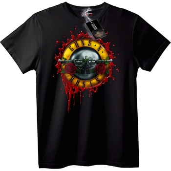 NOONEBRAND Тениска с лого на Guns N' Roses - 2XL, White