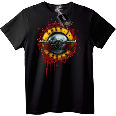 NOONEBRAND Тениска с лого на Guns N' Roses - 2XL, White