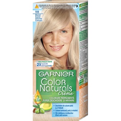 Garnier боя за коса, Color naturals, Номер 111, Пепеляво много, много светло рус