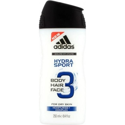 Adidas 3 Active Hydra Sport Men sprchový gél 6 x 250 ml