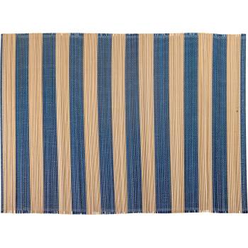 Bloomingville Подложки за чинии Marola 35 x 45 см бежово и синьо 4 бр (82064924)