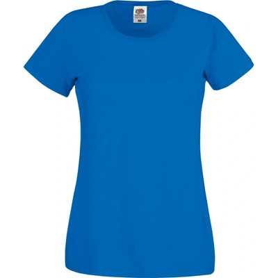 Fruit of the Loom Tričko Lady Fit Original T krátký rukáv dámské COT 16142045000 Modrá královská
