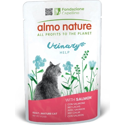 Almo Nature Functional Urinary Help 6 x s lososem 70 g