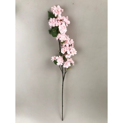 Větev třešeň LUX lososová - 77 cm