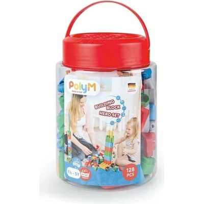 Hape Stavebnica PolyM 128 ks