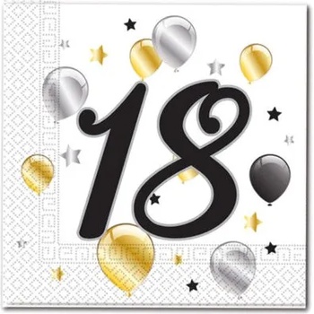 Image 1 of Procos Салфетки с число 18 (20 бр)