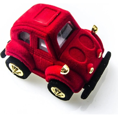 Zlatnictví Zlatíčko Sametová krabička červené auto 18705-12