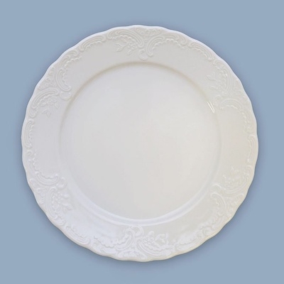 Talíř mělký reliéfní Opera 26cm 570g Český porcelán Dubí
