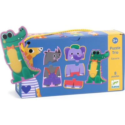 Djeco Trio Savana 8 dielov