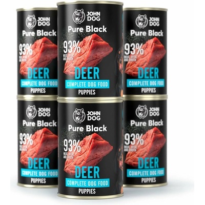 John Dog jelen bez obilovin pro štěňata 6 x 400 g