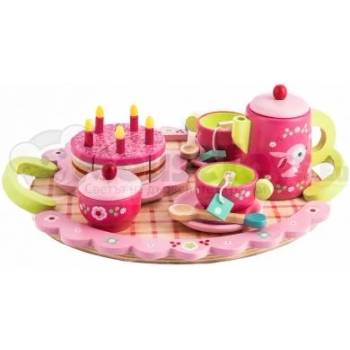 DJECO - Детски дървен комплект Чаено парти Lili Rose (DJ06639)