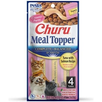 Churu Cat Meal Topper Tuna with Salmon Recipe 4 x 14 g