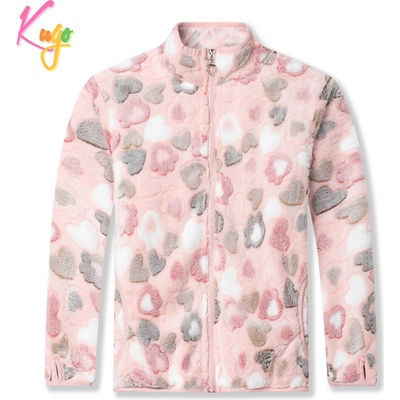 Kugo dievčenská mikina FM1043 lososová