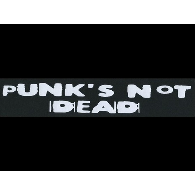 Zádovka PUNK´S NOT DEAD nápis