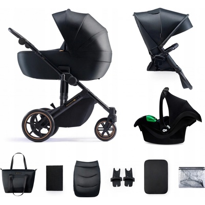 Kinderkraft Prime 2 3v1 Premium Venezian Black 2024