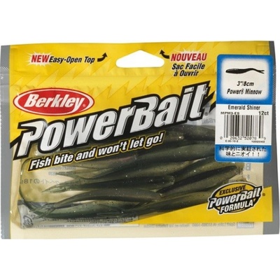 Berkley gumová nástraha PowerBait Minnow 4in 10cm Pearl White 10ks