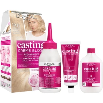 L'Oréal Casting Creme Gloss боя за коса цвят 1021 Coconut Kiss