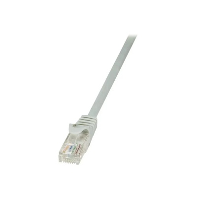 LogiLink Кабел UTP LOGILINK Cat5e, Мед-алуминий, 0.5 м, Сив, AWG26, CP1022U (CP1022U)