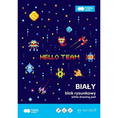 Happy color Blok na kreslení A4 PIXI 80g/m2 20 archů