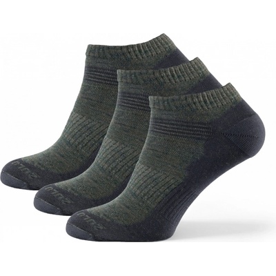Zulu ponožky Merino Summer M 3-Pack zelená