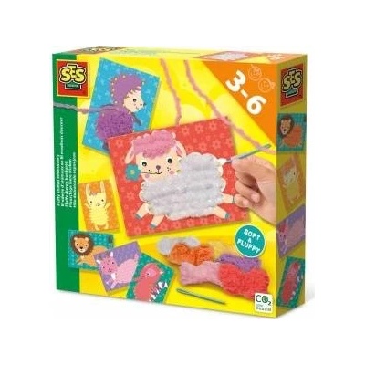 SES Creative SES Fluffy animals for embroidery 14043 40434