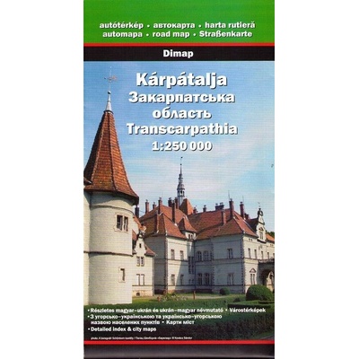 DIMAP Kárpátalja/Zakarpatská oblast 1:250 000 automapa