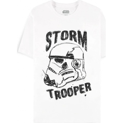 Star Wars Storm Trooper men 's Short Sleeved white