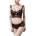 Grey Velvet Bra Lace Set 2-pcs M