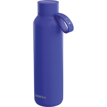 Quokka Solid термо бутилка с дръжка, 630 мл, синя (40176)