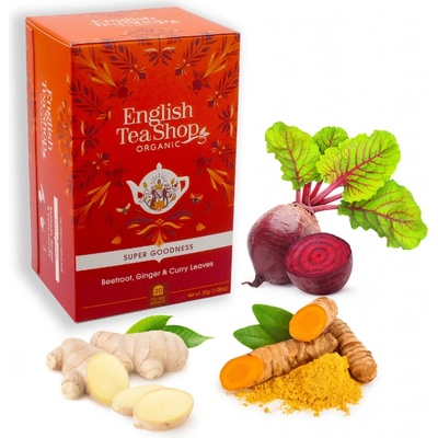 English Tea Shop Červená řepa zázvor a kari mandala bio 20 ks 30 g