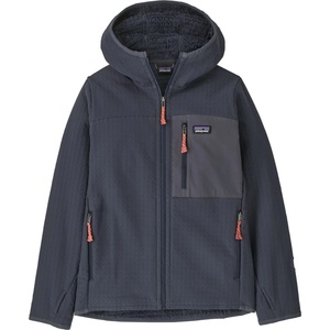 Patagonia Детско поларено яке Patagonia Kid's R2 Techface Hoody Fleece jacket - Smolder Blue (703-8011-0312)