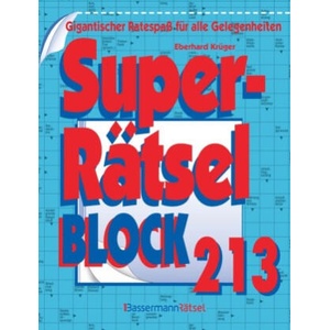 Superrätselblock 213 | Eberhard Krüger (ISBN: 9783809450436)