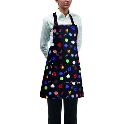 Egochef zástěra ke krku Bon Bon s kapsou 70x70cm E-6000145A