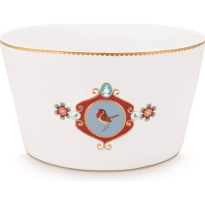 Pip Studio miska Love Birds bílá 20 cm