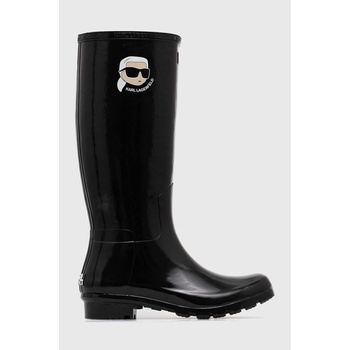 Karl Lagerfeld Гумени ботуши Karl Lagerfeld KALOSH NFT в черно KL47090N (KL47090N.V00)