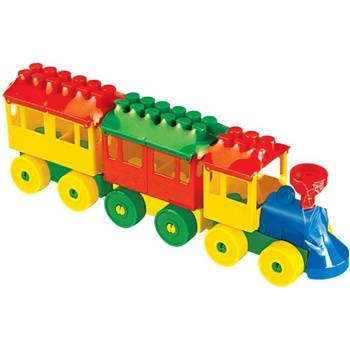 Polesie Vláčik Staviteľ 3 vagóny