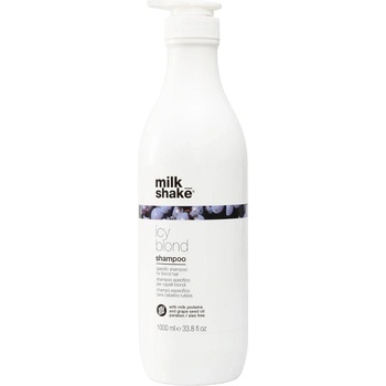 Milk Shake Icy Blond Shampoo 1000 мл - Шампоан за Руса и Изсветлена Коса