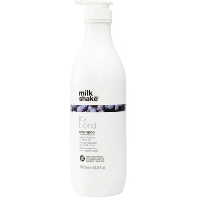 Milk Shake Icy Blond Shampoo 1000 мл - Шампоан за Руса и Изсветлена Коса
