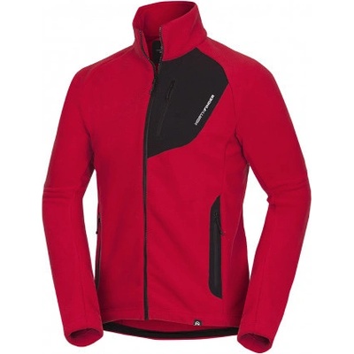 Northfinder flísová mikina Polartec® Micro 200 PUPOV rudá