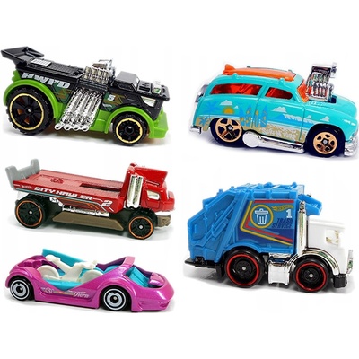 Mattel Hot Wheels Sada autíček 5-Pack City HFV89