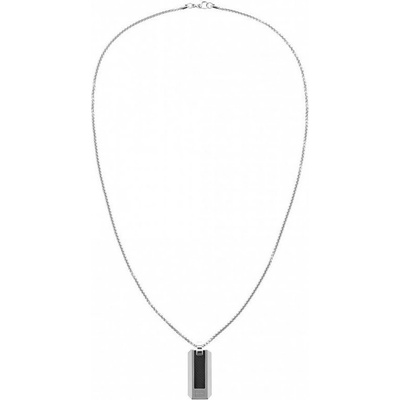 Tommy Hilfiger Elegantný oceľový náhrdelník s vojenskou známkou 2790354