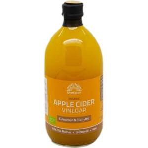 Mattisson Healthstyle Organic Apple Cider Vinegar | with Cinnamon & Turmeric [500 мл]