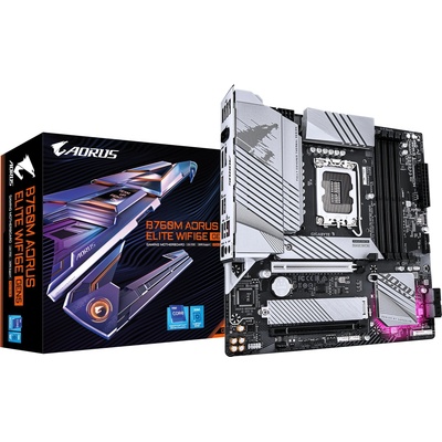 Дънна платка Gigabyte B760M AORUS ELITE WIFI6E GEN5 (B760M A E WF6E GEN5 / B760M AORUS ELITE WF6E GEN5)