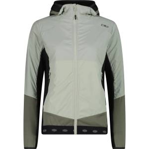 CMP Дамско ветрозащитно яке CMP Women's Jacket Hybrid Fix Hood Windproof jacket - Pistacchio - размер 42 (EU) (118-0417-0115)