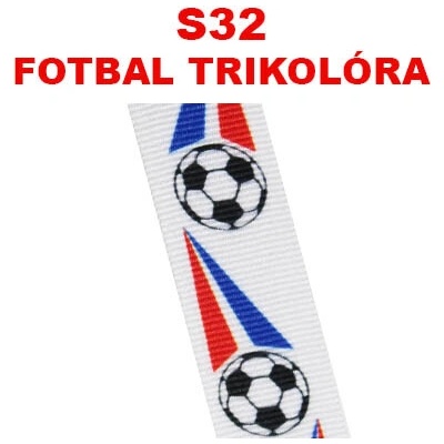 Fotbalová stuha S32 2,2 cm