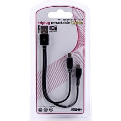 DeTech Кабел USB към Mini/Micro usb DeTech (DE-18112)