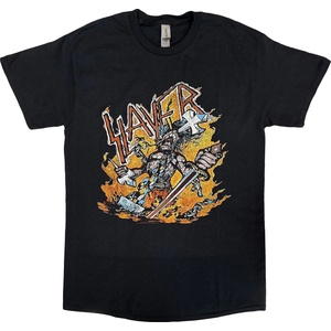 Slayer Cartoon Flames Black M Риза (SLAYTEE81MB02)