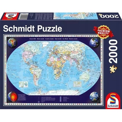 Schmidt Náš Svět Our World 2000 dílků