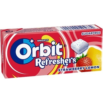 Wrigley's Orbit Refreshers s jahodovou a citrónovou príchuťou 8 x 17,9 g