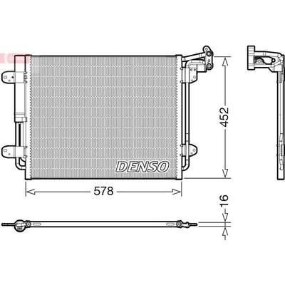 DENSO Kondenzátor klimatizace DEN DCN32067